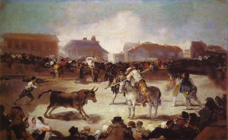 a village bullfight